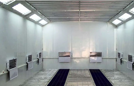 A Paint Booth IR Heater is for Problem-Free Curing, Not Warm Toes!