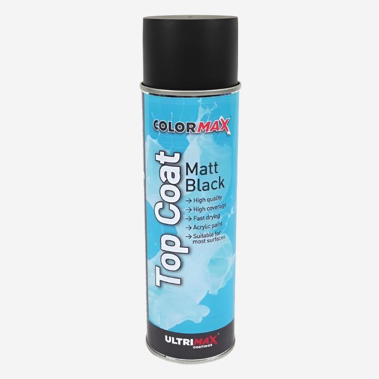 Colormax Aerosol Matt Black