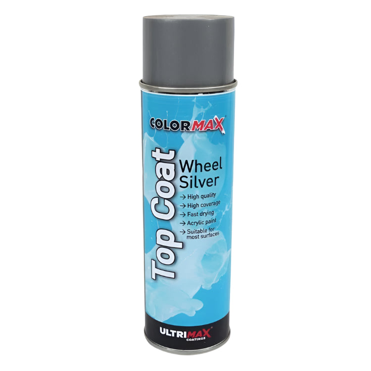 Colormax Aerosol Wheel Silver