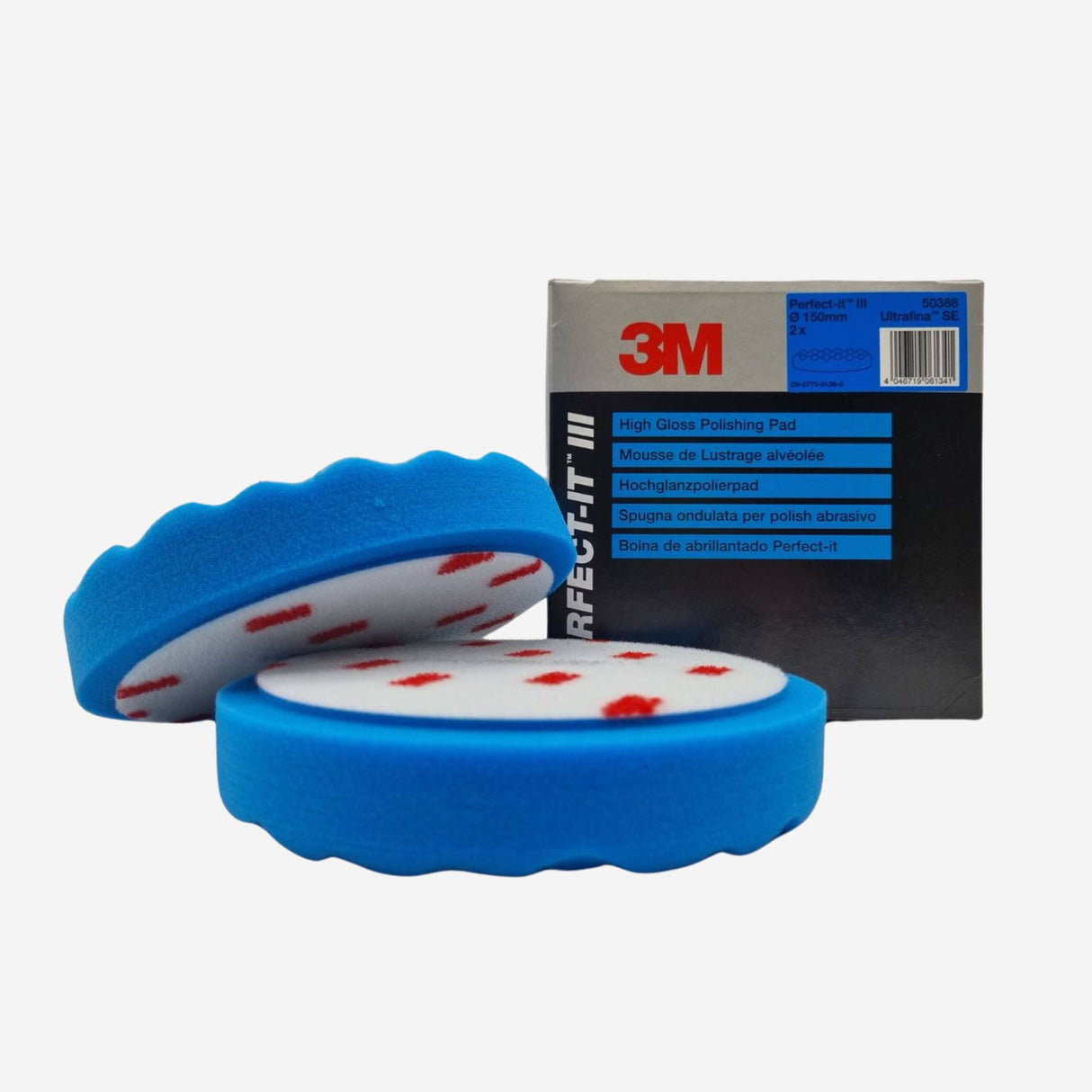 3m Ultrafina High Gloss Polishing Pad -  Blue 50388 (2)