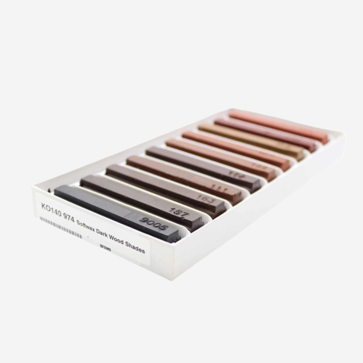 Konig Soft Wax Filler Sticks - Mixed Dark Wood Shades (10)